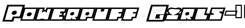 Powerpuff Girls字体转换